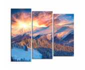 Купить картину Горы под снегом, m0156 - под заказ
