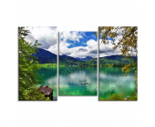 Купить картину Альпийское озеро, m0172 - под заказ