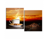 Купить картину Кофе и закат, m0214 - под заказ