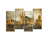 Купить картину Гент, Бельгия, винтаж, m0259 - под