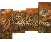 Купить картину Леопард на дереве, m0351 - под зака