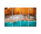 Купить картину Осенний водопад, m0404 - под заказ