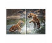 Купить картину Тигры, m0414 - под заказ