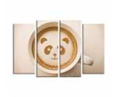Купить картину Кофе-панда, m0429 - под заказ