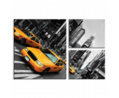 Купить картину Такси в Нью-Йорке, m0442 - под зака